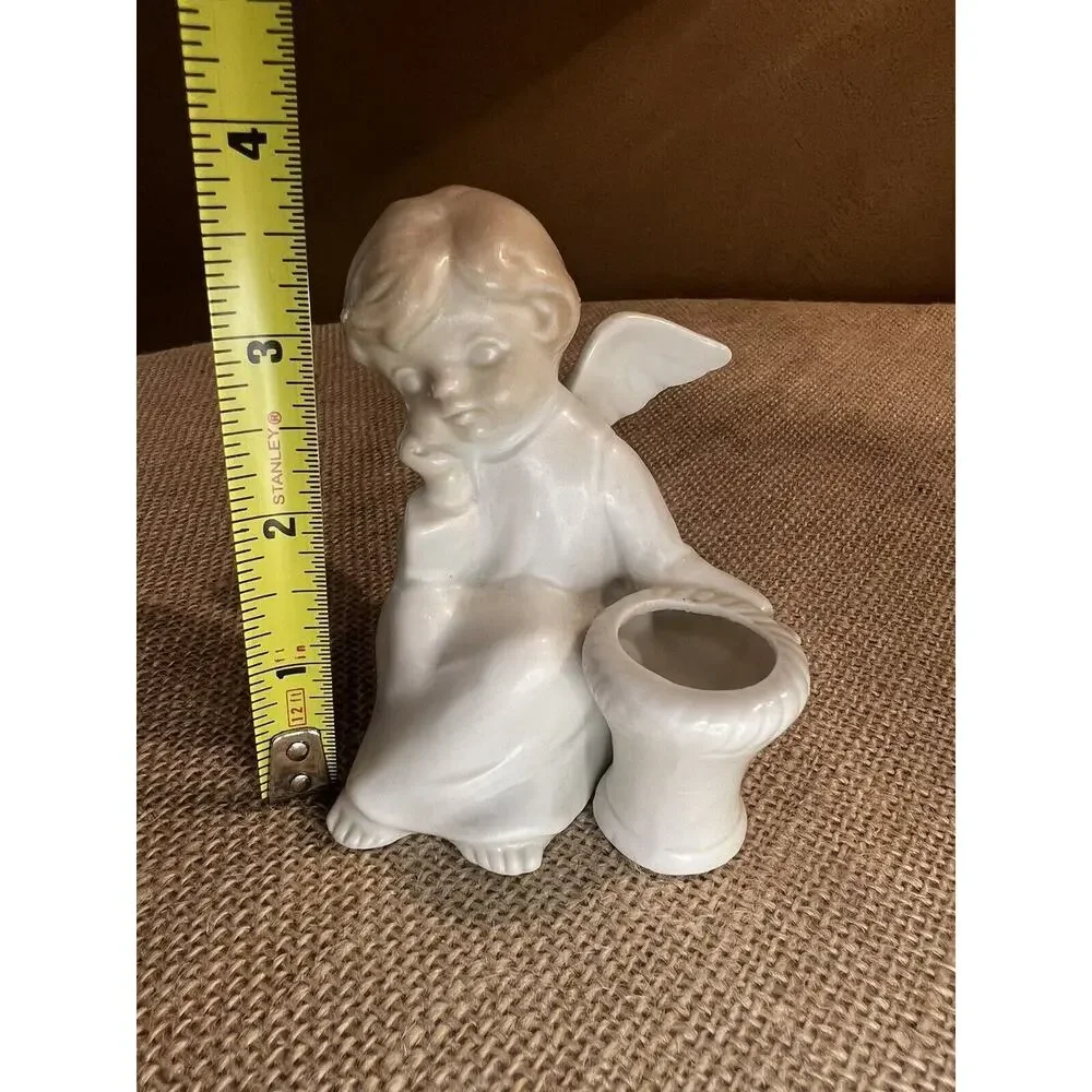 Vintage Fitz and Floyd Japan 1981 Angel Candlestick